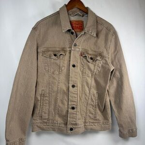 Levi's Men's Tan and Cream Jacket
